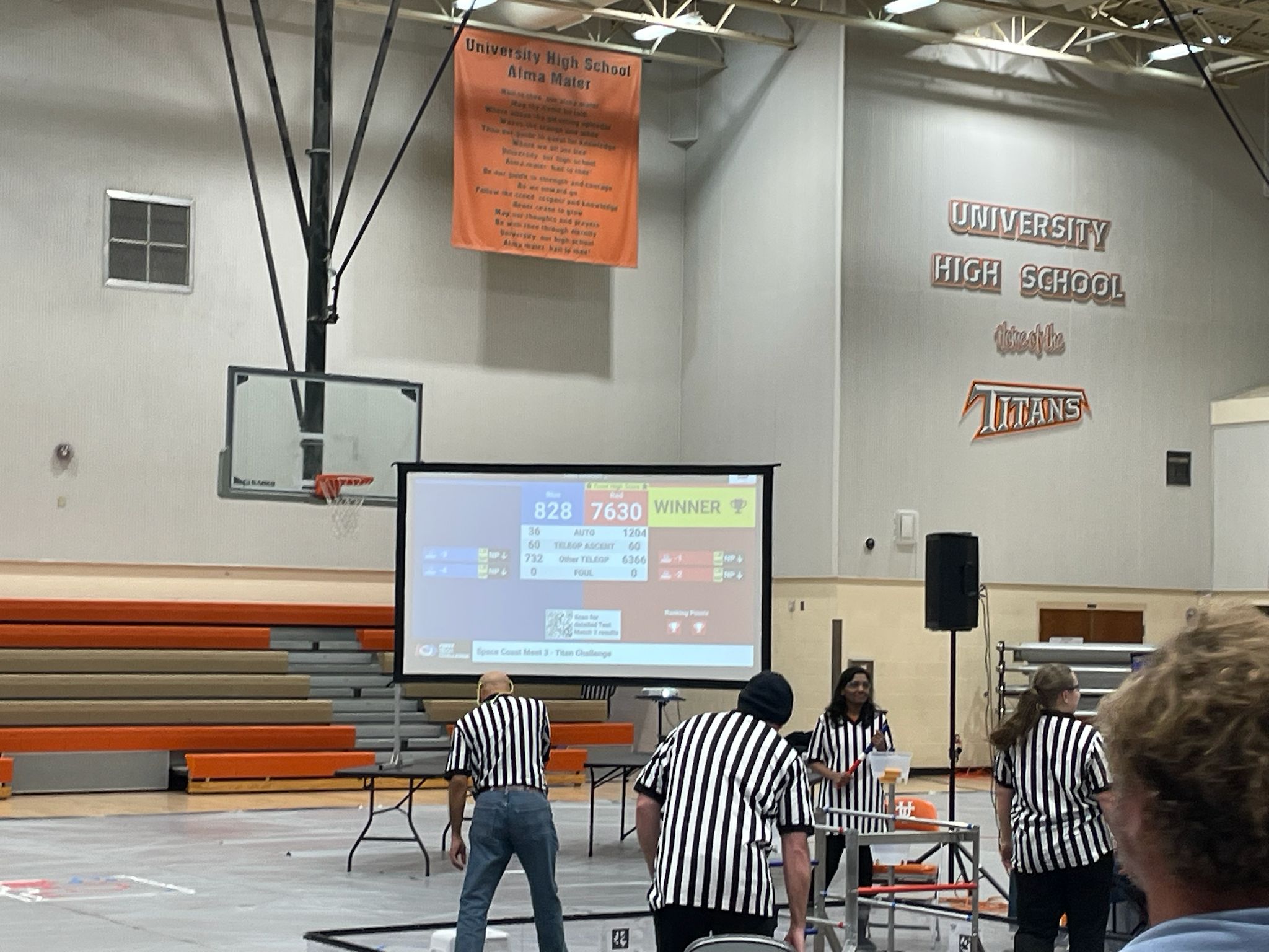 Testing robot movement on carpet