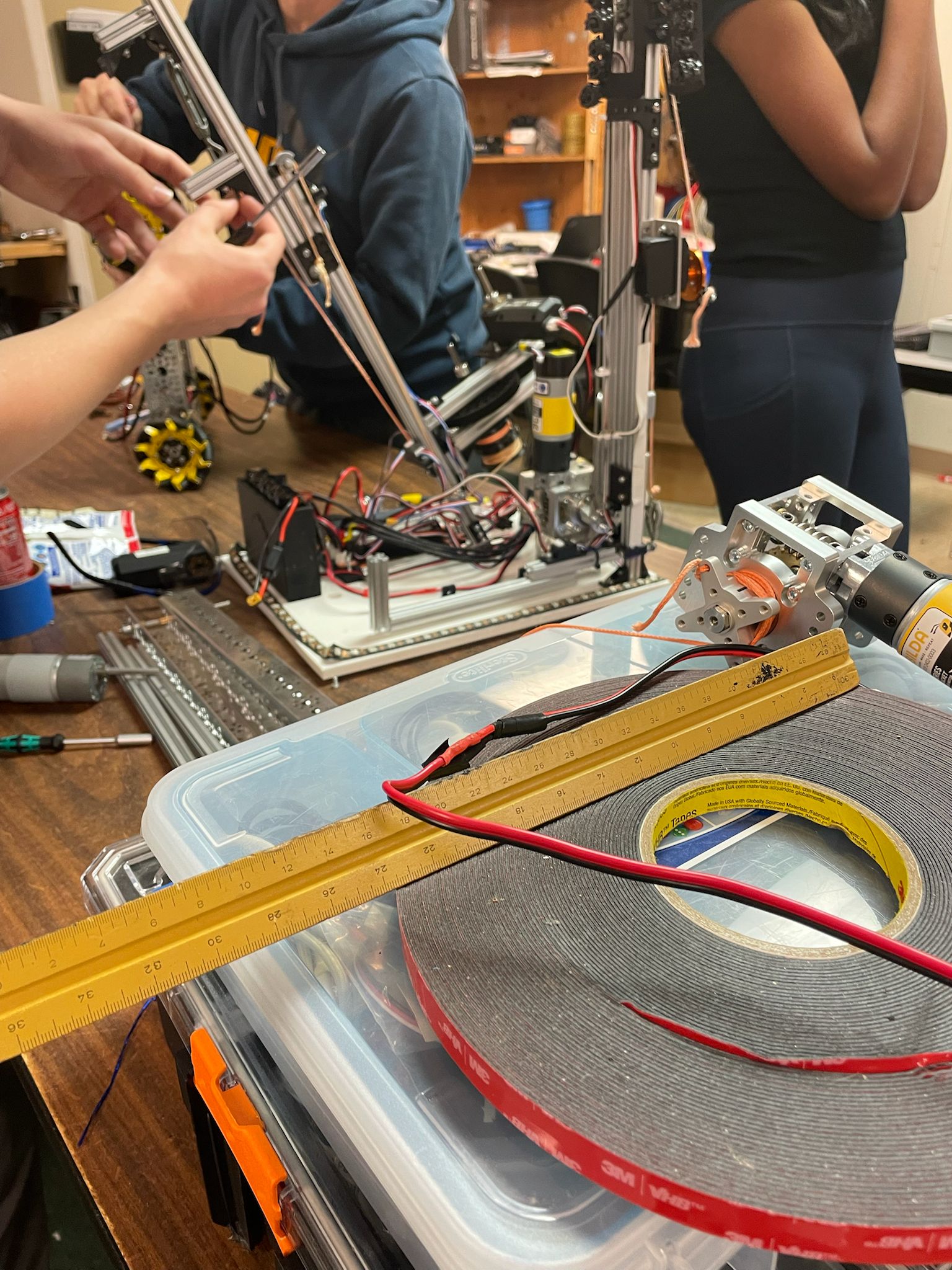 Preparing robot for transport to competition